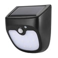 thumbnail image 4 of Solar Powered Waterproof LED Wall Light Human Body Sensor Sconce Lamp for Courtyard Black, 4 of 8
