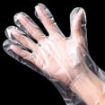 thumbnail image 5 of Clear Disposable Gloves Transparent Plastic Gloves Latex Free Food Prep Safe Gloves for Cooking Cleaning BBQ Kitchen Things, 5 of 6