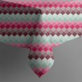thumbnail image 5 of Christmas Square Tablecloth 42x42 Inch – Waterproof Polyester Printed Table Cover, Wrinkle Resistant & Washable for Kitchen Dining Picnic Party Decor, Single-v4-15, White, 5 of 6