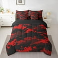 thumbnail image 2 of Homewish Vintage Camo Camouflage 7pcs Bedding Comforter Set,Rustic Farmhouse Queen Bedding Sets,Red Black Queen Sheet Sets For Boys Kids,Microfiber Bedroom Decor Reversible, 2 of 8