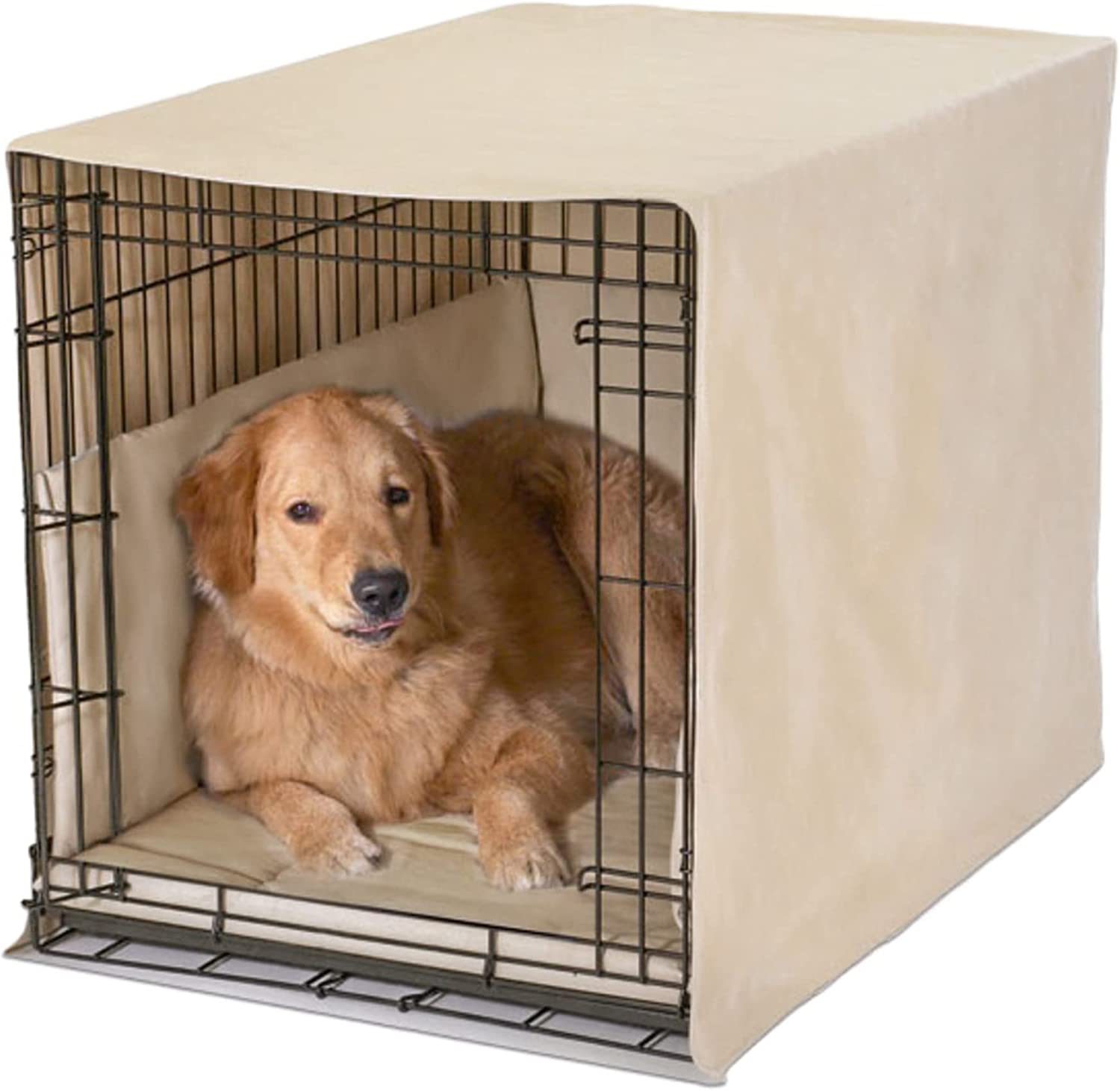 HANTU 3 Piece Set Eco Friendly Dog Crate Bedding! Crate Cover, Crate
