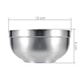 thumbnail image 2 of 304 Stainless Steel Bowl Double Layer Insulated Bowl Set 13cm - 10 PCS, 2 of 4