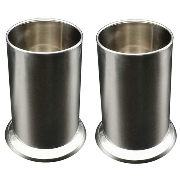 2X Soportes de Pajitas de Acero Inoxidable, Dispensador de Pajitas para Encimera, Organizador de Cubiertos, Almacenamiento de Cucharas Tenedores y Palillos