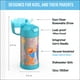 thumbnail image 2 of Botella de agua THERMOS FUNTAINER 12 oz para niños de acero inoxidable, 2 of 7
