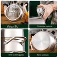 thumbnail image 4 of Yibooy 11inch 3 Tier Stainless Steel Steamer Pot w/ Lid & Handle Thick Food Steamer, 4 of 9