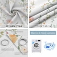 thumbnail image 4 of Watercolor Wildflowers Blackout Curtains for Bedroom/Living Room, Thermal Insulated Kitchen Curtains, Spring Botanical Branches Floral Grommet Darkening Window Treatment Drapes 27.5"x39"x2, 4 of 8