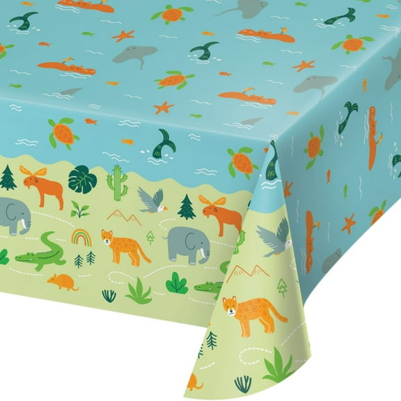 World Adventure Paper Tablecloth