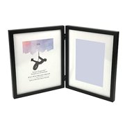 Studio Decor Simply Essentials 5 x 7 Black Hinged Frame with Mat