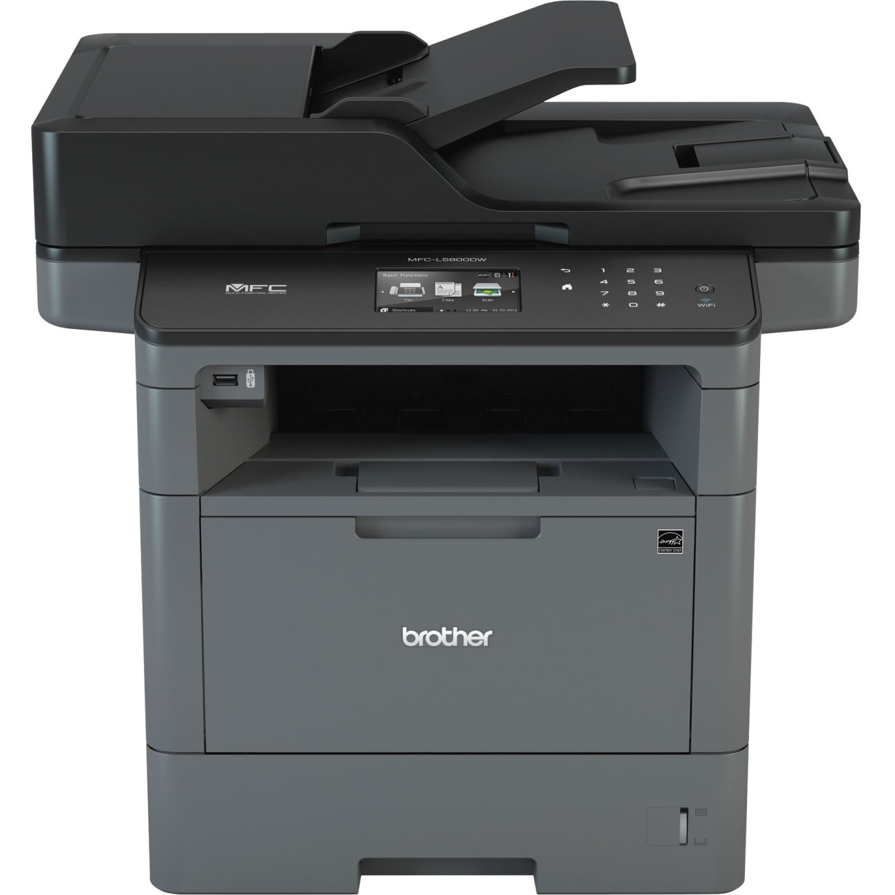 Brother Mfc-l5800dw Laser Multifunction Printer Monochrome Plain Paper Print Desktop Copier fax printer scanner 42 Ppm... by Brother