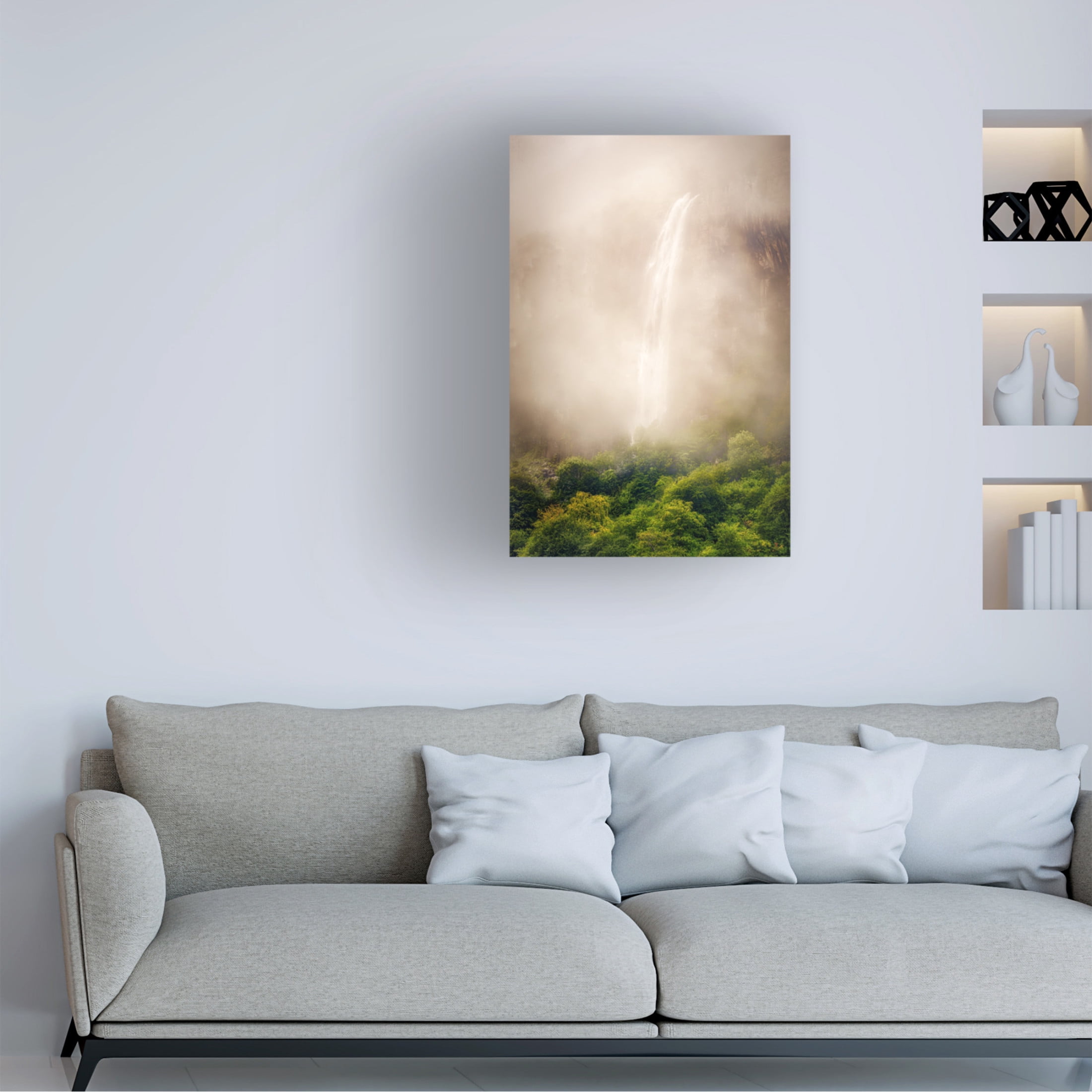 Trademark Fine Art Jesus Concepcion Alvarado Water Veil Canvas Wall Art