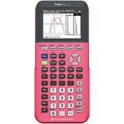آلة حاسبة الرسوم البيانية TI-84 Plus CE ، المرجان ( المعدني ) ، 7.5 بوصة
