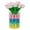 Pink, variant on Easter Bunny & Tulips Floral Arrangement Kit with 15 Stems, Vase and 60 High Elastic PU Sponge Rabbits for DIY Stamp Flower Decor, Party Centerpiece and Home Display (156字符)