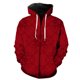 thumbnail image 1 of Sudadera con capucha estilo nacional retro para hombre, unisex, de manga larga, informal, de gran tamaño, con cremallera, estilo urbano, divertida, 1 of 6