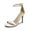 White, variant on Women's High Heels Flower Ankle Strap Stilettos Round Open Toe Dressy Sexy Sandals