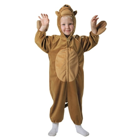 Plush Monkey With Tail Toddler Halloween Costume
