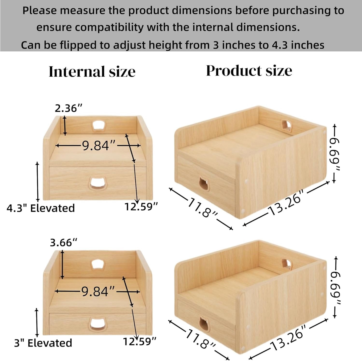 Raised Pet Feeder Stand for Cats & Dogs  , Holder for Pet Automatic Feeders, Pet Water Dispenser Stand, Adjustable Height Elevated Shelf for PETKIT, PETWANT and  Pet Feeders