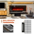 thumbnail image 2 of YODOLLA 50'' Wall Mounted Electric Fireplace with 10 Color Flames, Remote Control and Crystal, 2 of 7