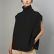 thumbnail image 2 of Suéter de Punto con Estampado navideño Gibobby Suéter sin mangas de Cuello para mujer Casual Negro L, 2 of 4