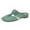 Green, variant on Anuirheih Slip on Sandals Women,New Summer Flat Shoes Casual Baotou Women's Sandals Breathable Slippers(Black)