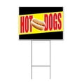 thumbnail image 1 of Hot Dogs (18" x 24") Yard Sign, Includes Metal Step Stake, 1 of 6