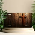 thumbnail image 4 of Wooden cross on a board Front License Plate, Metal License Plate, Funny Standard Plates Personalized Novelty Decorative For Men/Women/Boys/Girls Car 6×12 Inch, 4 of 6