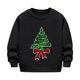 thumbnail image 2 of Cowsor Girls Sweatshirts Kids Cute Graphic Crewneck Pullover Tops Xmas Long Sleeve Holiday Shirts, 2 of 5