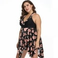thumbnail image 2 of Maillot de Bain Tankini 2 Pcs à Fleurs pour Femmes Grande Taille 2X-6X, 2 of 6