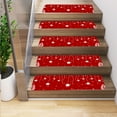 thumbnail image 6 of Uxgjfwu Snowflake Stair Tread Mat, Christmas Themed Step Cover with Non-Slip Backing, Holiday Pattern Staircase Decor for Home, Entryway, 6 of 6