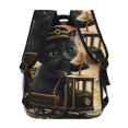 thumbnail image 4 of Balery Adorable Kitten On Mini Train Mochila Escolar Impresa, Mochila Ligera para Viajes Casual, Mochila Duradera y Cómoda Multifuncional, Mochila para Laptop-One Size, 4 of 5