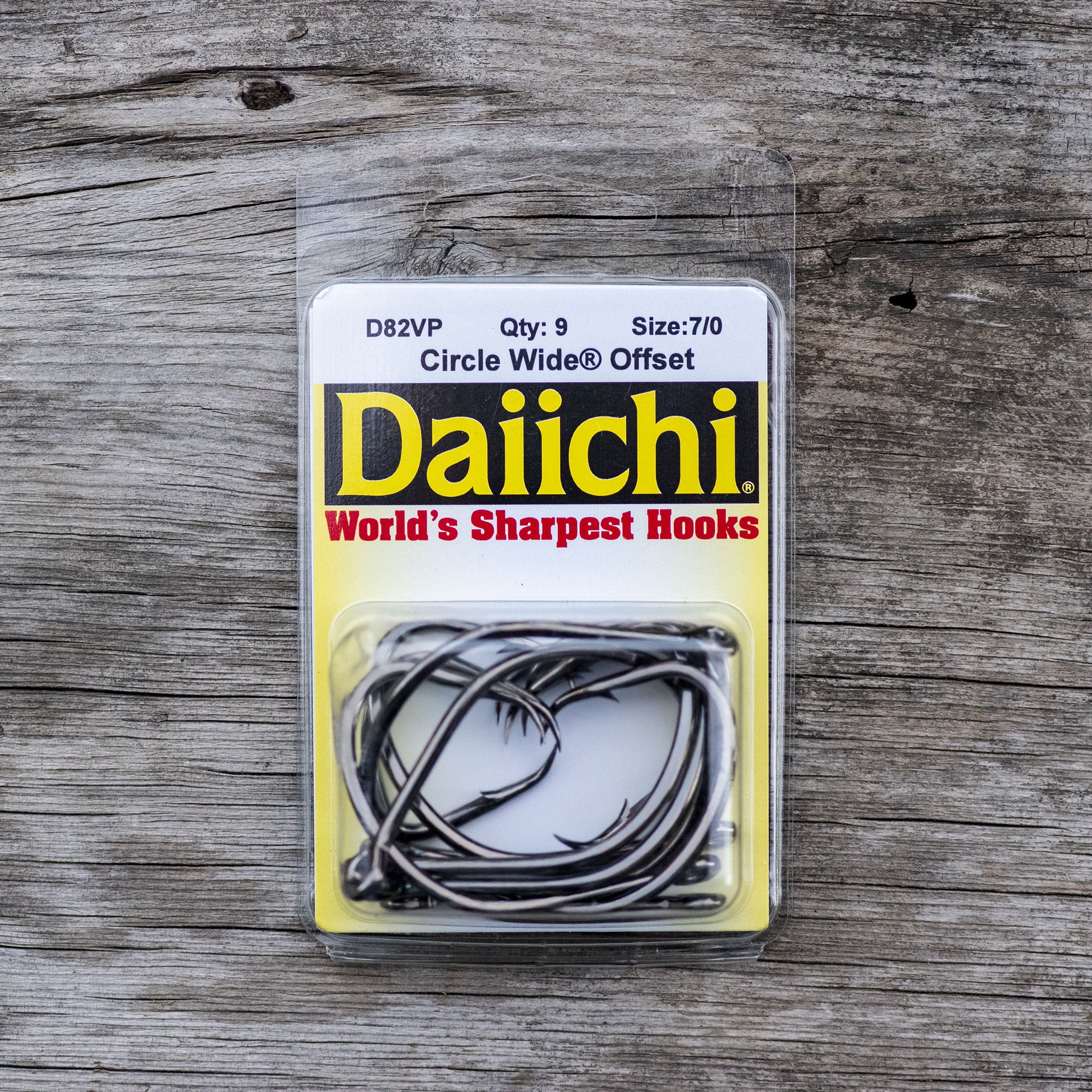 Daiichi 3111 - Black Ace Salt Water Hook - Size 2/0 - Quantity in Pack 10