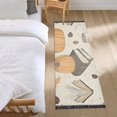 thumbnail image 3 of Yayeee Runner Rug for Bedroom 2'x6' Machine Washable Hallway Non Slip Mat, Beige Fall Books, 3 of 8