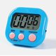 thumbnail image 1 of Temporizador de cocina magnético azul con pantalla LCD grande, temporizadores para cocinar, estudiar, alarma fuerte y temporizador de cuenta regresiva, 1 of 5