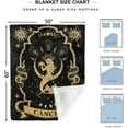 thumbnail image 4 of Cancer Gifts, Cancer Zodiac Blanket 60"X50", Cancer Zodiac Gifts for Women Moon Constellation Throw Blanket Astrology Decor Witchy Cancer Birthday Gifts Gothic Soft Blanket, 4 of 6