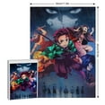 thumbnail image 2 of Demon Slayer Jigsaw Puzzle, Wood Puzzles Adult, 300 PCS Jigsaw Puzzle Perfect for Game Nights, 2 of 8