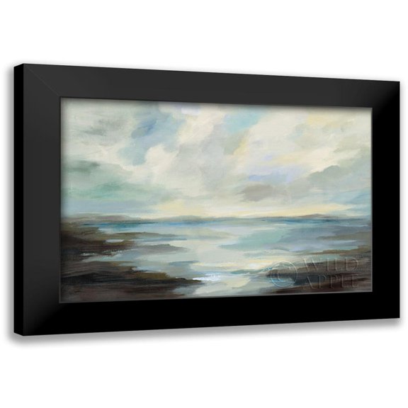 Vassileva, Silvia 14x11 Black Modern Framed Museum Art Print Titled - Northern Lagoon