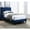 Navy Blue, variant on Light pink glam nightstand / Bedroom storage / Add a touch of elegance