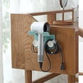 thumbnail image 1 of Clearance!Hair Dryer Shelf Bathroom Seamless Paste Big Round Double Hook Storage Rack, 1 of 1