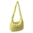 thumbnail image 5 of Quilted Carryall Tote Bag for Women Large Puffer Crossbody Handbags Yellow One Size, 5 of 5