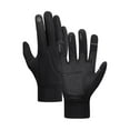 thumbnail image 1 of Guantes de invierno con pantalla táctil y gel antideslizante, guantes térmicos para correr con frío. XL negro, 1 of 9