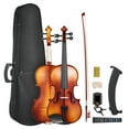 thumbnail image 1 of VEVOR Violin 4/4 Size Fiddle Set Solidwood for Beginners Glossy Brown Patterned, 1 of 9