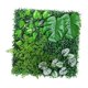 thumbnail image 5 of Panel de cobertura artificial de 19 "x 19", telón de fondo verde, telón de fondo de hierba, panel de pared de cobertura verde para escenario, jardín, Estilo D, 5 of 8