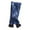 Blue, variant on Diufon Toddler Kids Girls Leggings Fleece Thickened Warm Solid Color Leather Pants Outdoor Sport Bottom Trousers