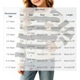 thumbnail image 3 of akafmk Girls Long Sleeve Shirts Ruffle Crew Neck Sweatshirt Pullover Embroidery Warm Base Layer Tops Fall Winter Clothes, 0-13Y, 3 of 5