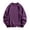 Mens Hoodies & Sweatshirts Purple, variant on Mens Sweatshirts with Pocket No Hood Long Sleeve Shirts Casual Solid Color Pullover Crewneck Basic Slim Pleated Loungewear Athletic Sweatshirt Tops