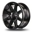 thumbnail image 5 of 20x9 Mudder Trucker MT404 Deviant Black 5x127 5x5 5x135 ET12 Wheel Rim, 5 of 7