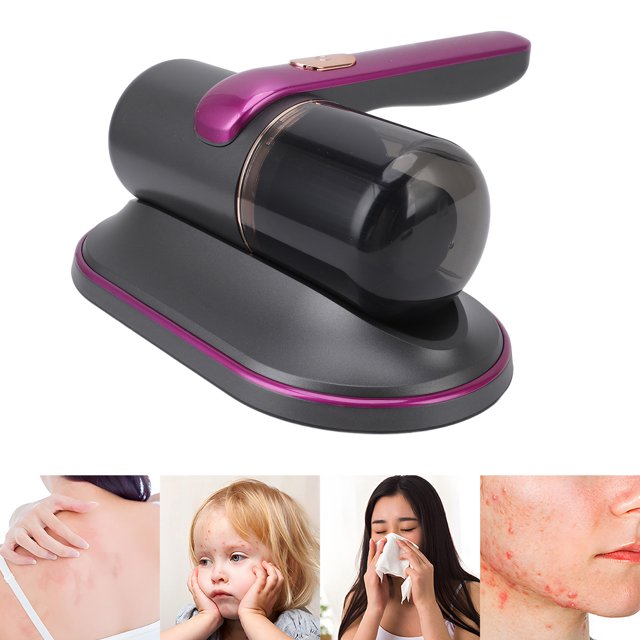 Bed Vacuum Cleaner, Handheld Mattress Vacuum Cleaner High Frequency Vibration 2 Speeds Suction Power for Sofa