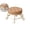 Coffee, variant on Rotating Low Stool, Rolling Pulley Low Stool with Wheels, Shoe Changing Makeup Cleaning with Wheels, Home Cleaning Garage Fix Stool for Outdoor Office Working Flooring Cleaning