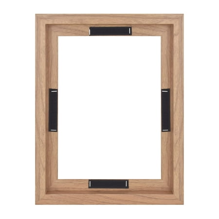MCS Canvas Float Frames 16x20 Frame, Black Frame for Finished Canvases, Vertical & Horizontal Wall Hanging Large Frame with Adhesive for Canvas Paintings (1-Pack)