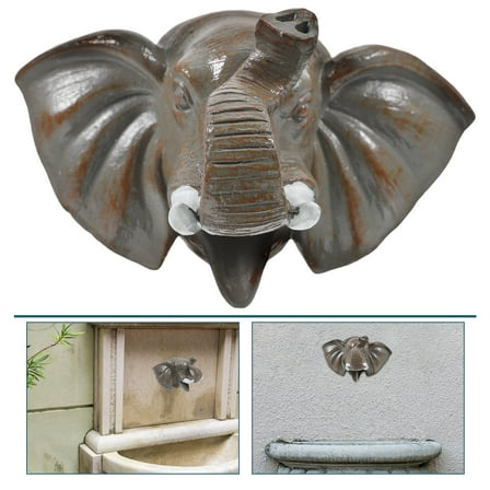 OUNONA Water Fountain Nozzles Decorative Fountain Spout Grey Resin Outdoor Spaces 1Pack