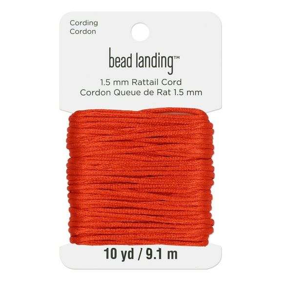 12 Pack: 1.5mm Rattail Cord by Bead Landing